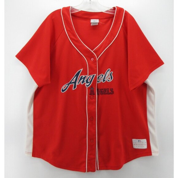 VINTAGE Los Angeles Angels Jersey XXL Genuine Merchandise Baseball Y2K - Picture 1 of 11